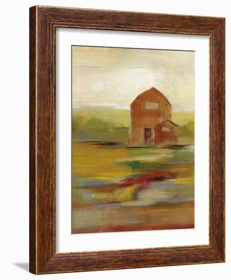 Hillside Barn II v2-Silvia Vassileva-Framed Art Print