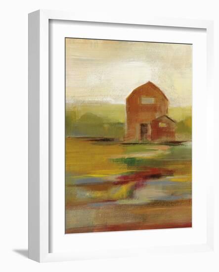 Hillside Barn II v2-Silvia Vassileva-Framed Art Print