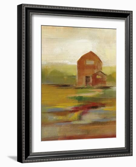 Hillside Barn II v2-Silvia Vassileva-Framed Art Print