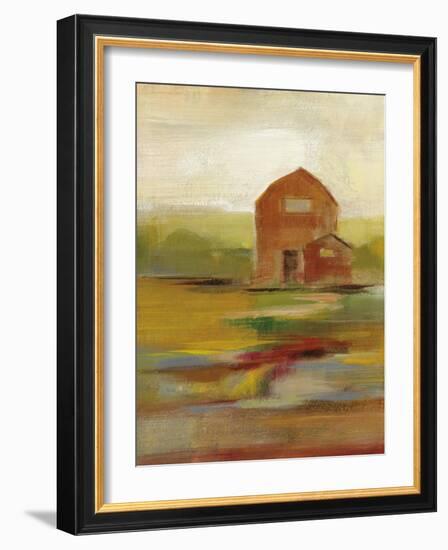 Hillside Barn II v2-Silvia Vassileva-Framed Art Print