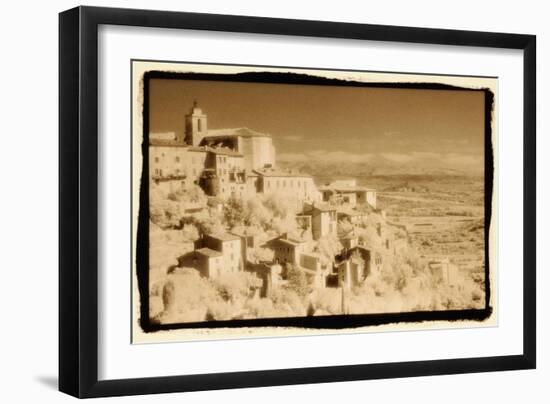 Hillside, Bonnieux, France-Theo Westenberger-Framed Art Print