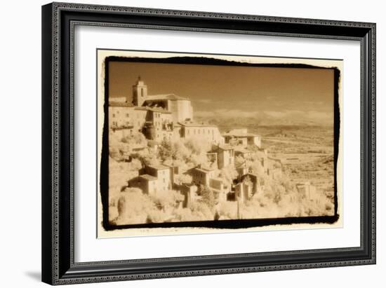 Hillside, Bonnieux, France-Theo Westenberger-Framed Art Print