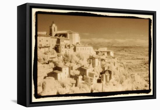 Hillside, Bonnieux, France-Theo Westenberger-Framed Stretched Canvas