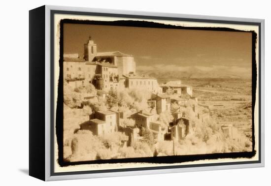 Hillside, Bonnieux, France-Theo Westenberger-Framed Stretched Canvas