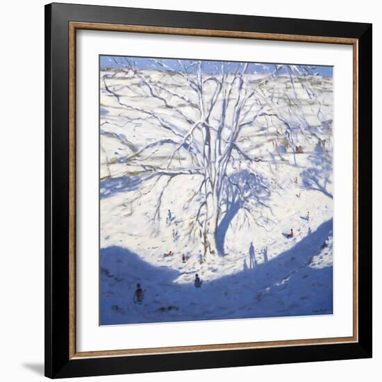 Hillside, Elton Near Rowsley, 2008-Andrew Macara-Framed Giclee Print