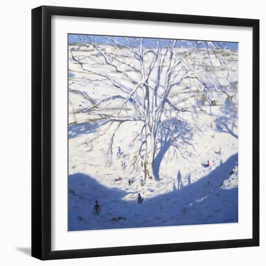 Hillside, Elton Near Rowsley, 2008-Andrew Macara-Framed Giclee Print