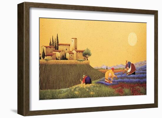 Hillside Flowers-Lowell Herrero-Framed Art Print