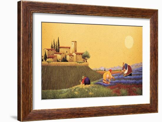 Hillside Flowers-Lowell Herrero-Framed Art Print