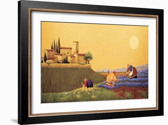 Hillside Flowers-Lowell Herrero-Framed Art Print