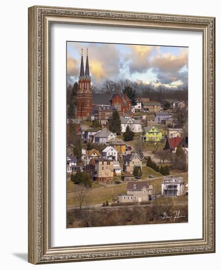 Hillside Homes-5fishcreative-Framed Giclee Print