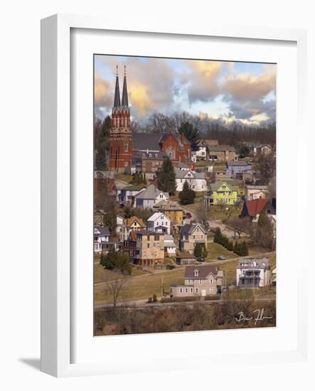 Hillside Homes-5fishcreative-Framed Giclee Print