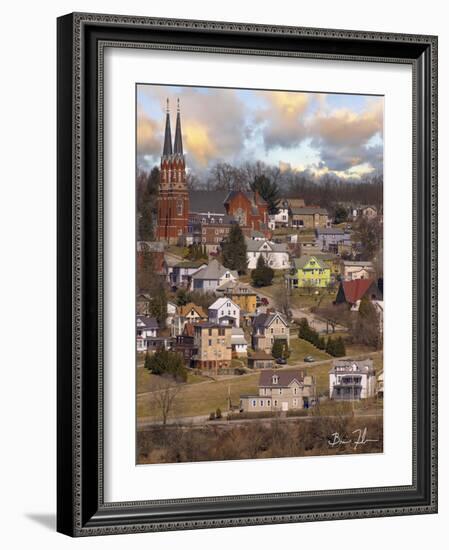 Hillside Homes-5fishcreative-Framed Giclee Print