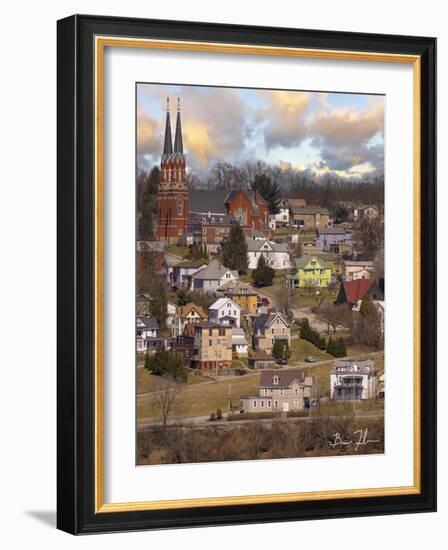 Hillside Homes-5fishcreative-Framed Giclee Print