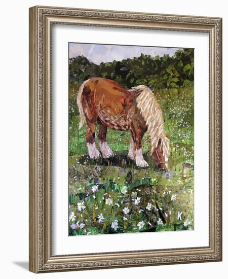 Hillside Horse-Kirstie Adamson-Framed Giclee Print