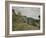 Hillside in Auvers; Sente Et Coteaux D'Auvers-Camille Pissarro-Framed Giclee Print