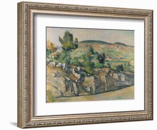 Hillside in Provence, C. 1890-Paul Cézanne-Framed Giclee Print