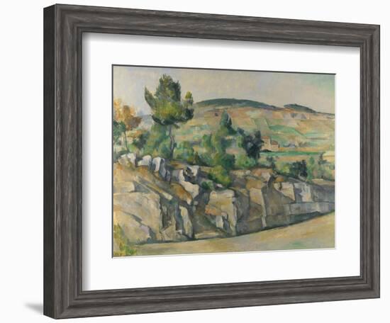 Hillside in Provence, C. 1890-Paul Cézanne-Framed Giclee Print