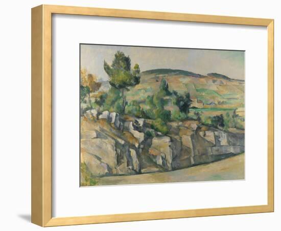 Hillside in Provence, C. 1890-Paul Cézanne-Framed Giclee Print