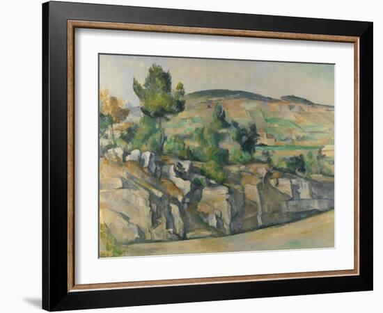 Hillside in Provence, C. 1890-Paul Cézanne-Framed Giclee Print