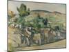 Hillside in Provence, C. 1890-Paul Cézanne-Mounted Giclee Print