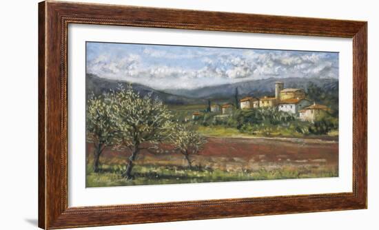 Hillside Olives-Malcolm Surridge-Framed Art Print