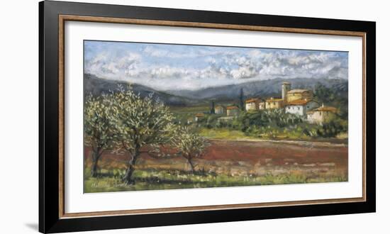 Hillside Olives-Malcolm Surridge-Framed Art Print