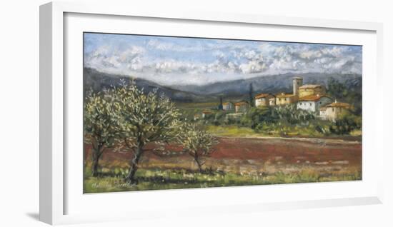 Hillside Olives-Malcolm Surridge-Framed Art Print