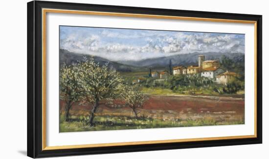 Hillside Olives-Malcolm Surridge-Framed Art Print