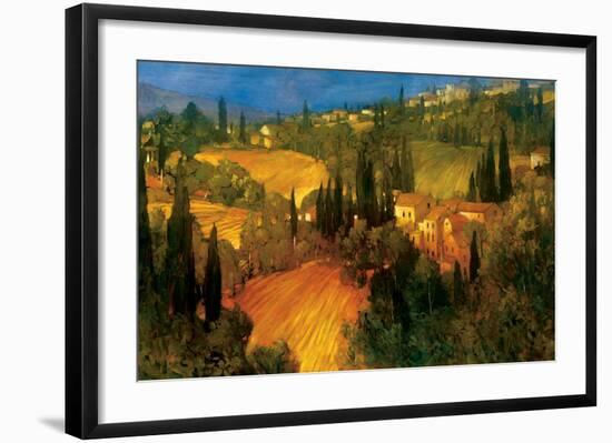 Hillside - Tuscany-Philip Craig-Framed Giclee Print