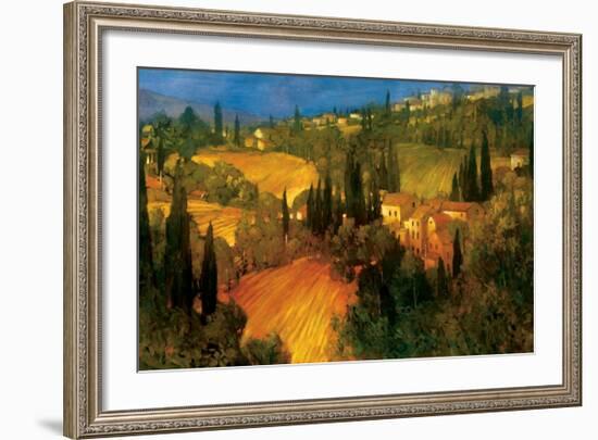 Hillside - Tuscany-Philip Craig-Framed Giclee Print