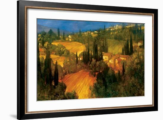 Hillside - Tuscany-Philip Craig-Framed Giclee Print