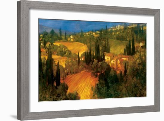 Hillside - Tuscany-Philip Craig-Framed Giclee Print