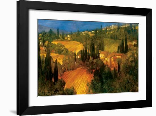 Hillside - Tuscany-Philip Craig-Framed Giclee Print