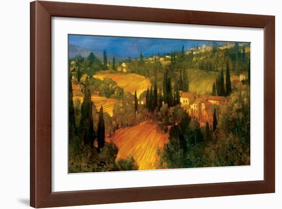 Hillside - Tuscany-Philip Craig-Framed Giclee Print