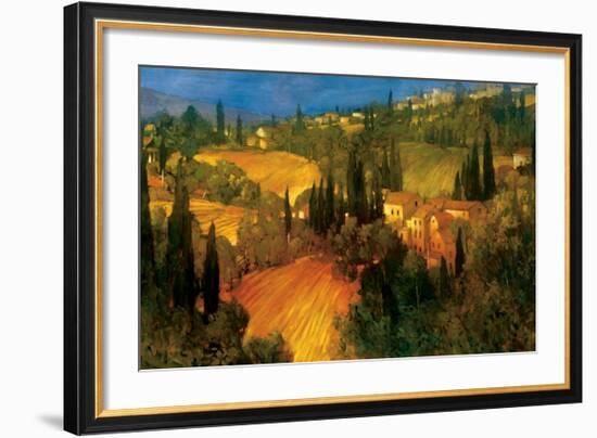 Hillside - Tuscany-Philip Craig-Framed Giclee Print