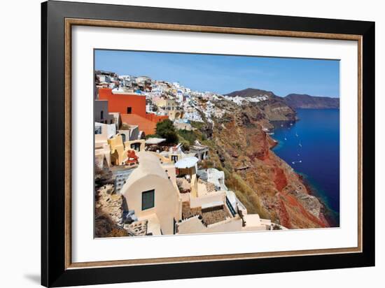 Hillside View Cliffs-Larry Malvin-Framed Photographic Print