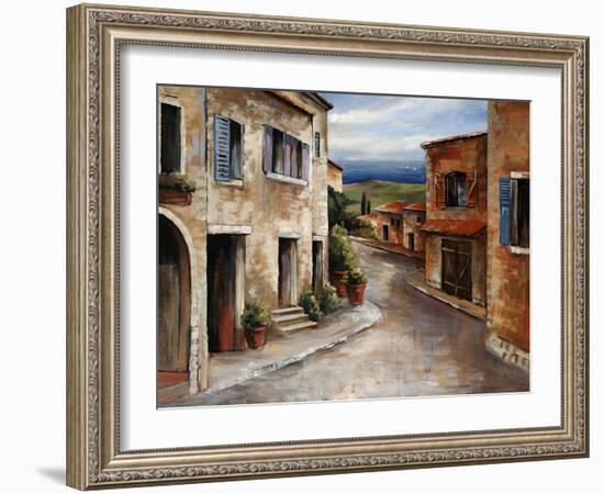 Hillside VIllage-Sydney Edmunds-Framed Giclee Print