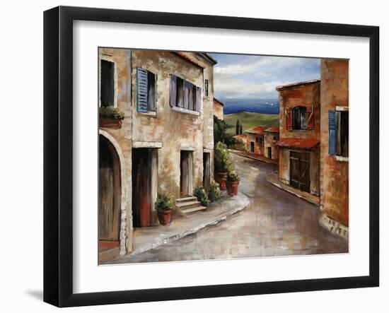 Hillside VIllage-Sydney Edmunds-Framed Giclee Print