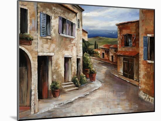 Hillside VIllage-Sydney Edmunds-Mounted Giclee Print