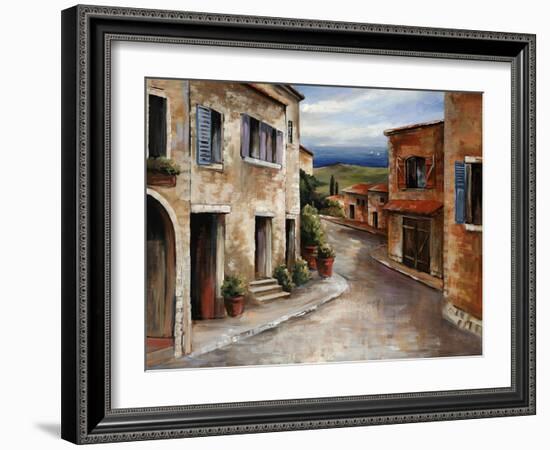 Hillside VIllage-Sydney Edmunds-Framed Giclee Print