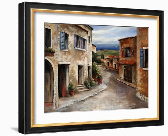 Hillside VIllage-Sydney Edmunds-Framed Giclee Print