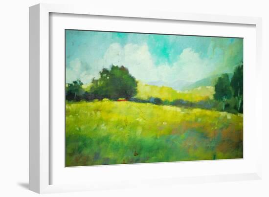 Hillside-Eddie Barbini-Framed Art Print