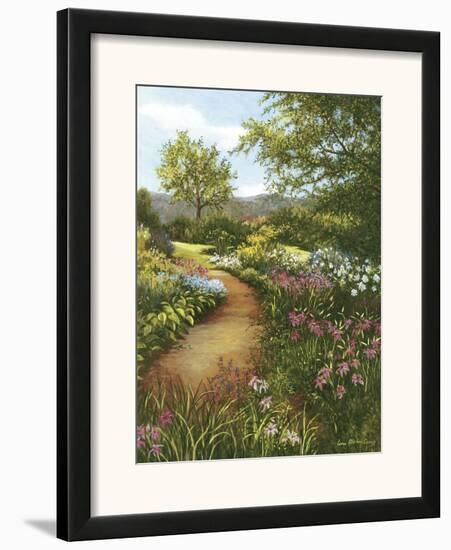 Hilltop Garden-Lene Alston Casey-Framed Art Print