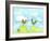 Hilltop Roosters-Ingrid Blixt-Framed Art Print