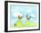 Hilltop Roosters-Ingrid Blixt-Framed Art Print