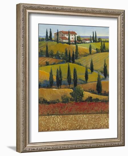 Hilltop Villa II-Tim O'toole-Framed Art Print