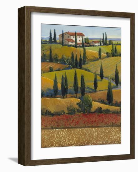 Hilltop Villa II-Tim O'toole-Framed Art Print