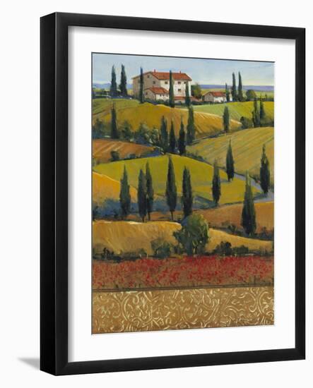 Hilltop Villa II-Tim O'toole-Framed Art Print