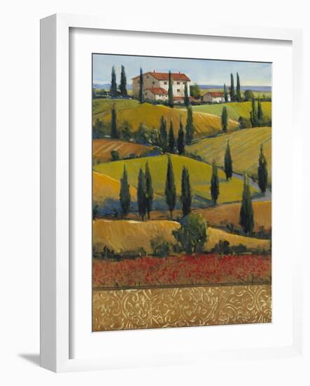 Hilltop Villa II-Tim O'toole-Framed Art Print