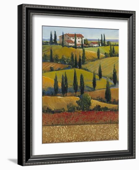 Hilltop Villa II-Tim O'toole-Framed Art Print